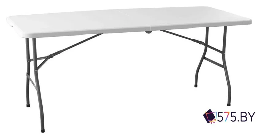 Стол Calviano 180-2 light (со скатертью, белый) в магазине 575.by