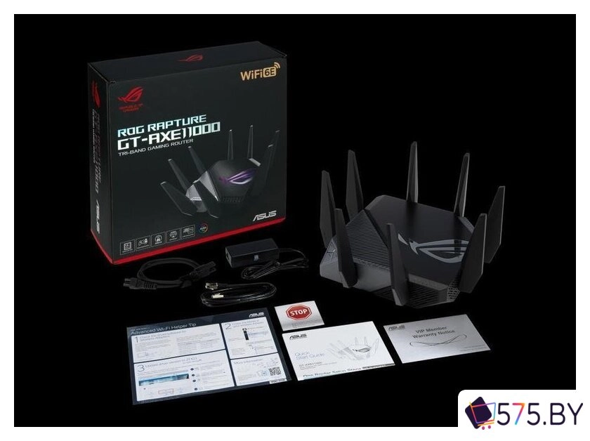 Wi-Fi роутер ASUS ROG Rapture GT-AXE11000 в магазине 575.by