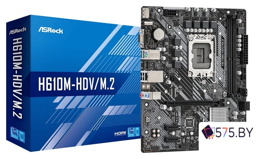 Материнская плата ASRock H610M-HDV/M.2 в магазине 575.by