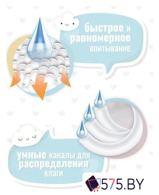 Трусики-подгузники Nihon Baby 4L 9-15 кг (44 шт) в магазине 575.by