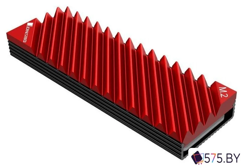 Радиатор для SSD Jonsbo M.2-3 (красный) в магазине 575.by
