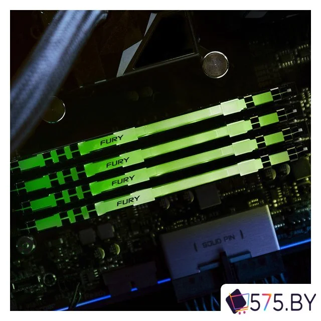 Оперативная память Kingston FURY Beast RGB 2x32ГБ DDR4 3200 МГц KF432C16BB2AK2/64 в магазине 575.by