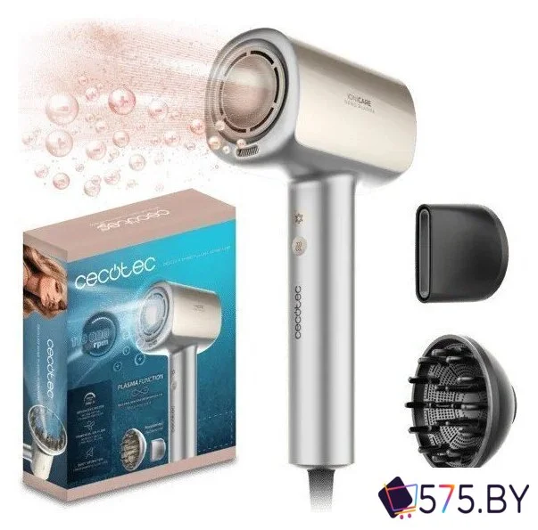 Фен Cecotec IoniCare Nano Plasma Aluminum 101440 в магазине 575.by