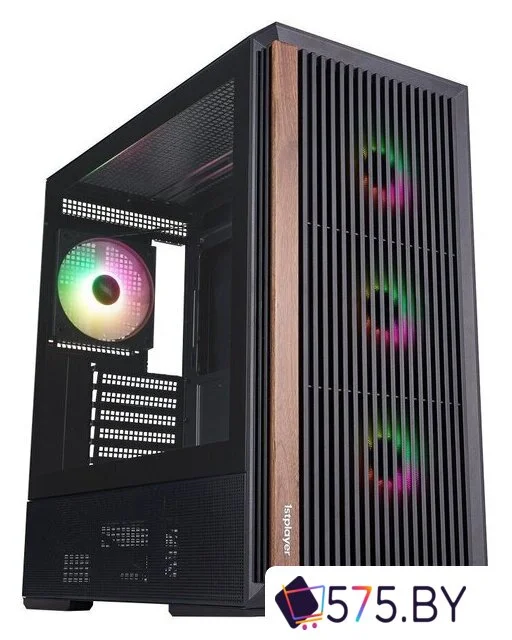 Корпус 1stPlayer WD7 ARGB WD7-BK-4FA7-2FA7R (черный) в магазине 575.by