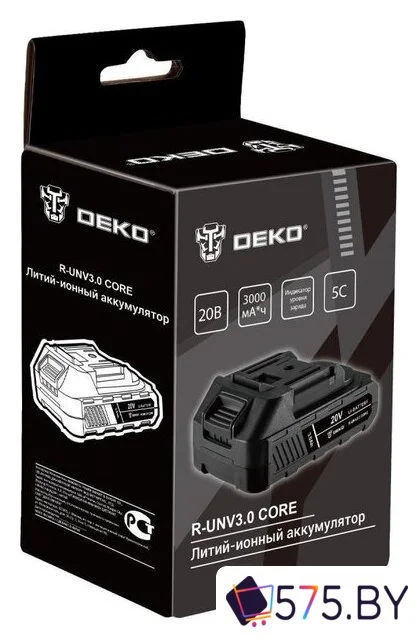 Аккумулятор Deko R-UNV3.0 Core 083-1014 (20В/3 Ач) в магазине 575.by