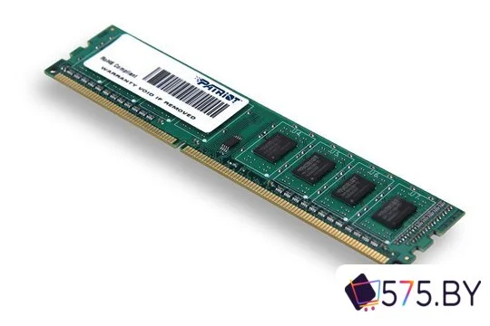 Оперативная память Patriot 4GB DDR3 PC3-12800 [PSD34G1600L81] в магазине 575.by