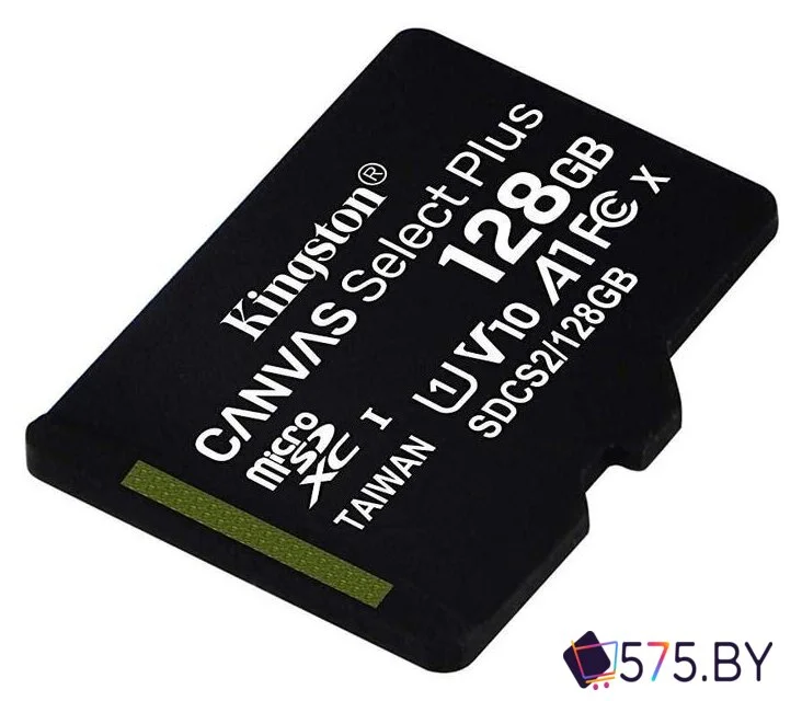 Карта памяти Kingston Canvas Select Plus microSDXC 128GB в магазине 575.by