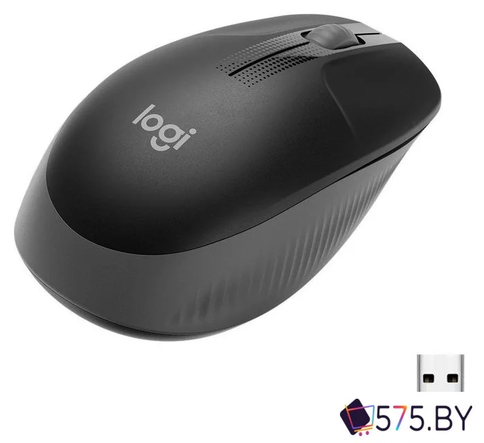 Мышь Logitech M190 (черный/темно-серый) в магазине 575.by