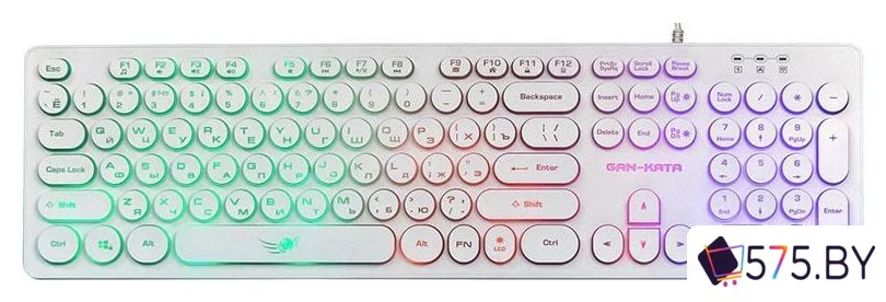 Клавиатура Dialog Gan-Kata KGK-16U (белый) в магазине 575.by
