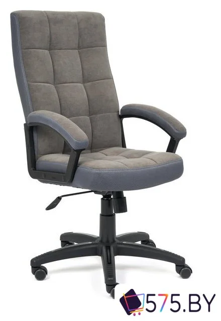 Офисное кресло TetChair Trendy (флок/ткань, серый) в магазине 575.by