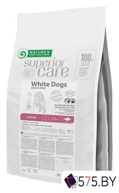 Сухой корм для собак Nature's Protection SC White Dogs White Fish NPSC47597 10 кг в магазине 575.by