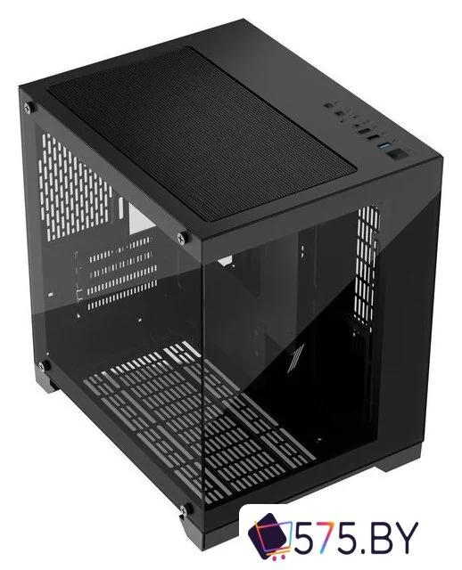 Корпус 1stPlayer MV5-TRANSPARENT (черный) в магазине 575.by