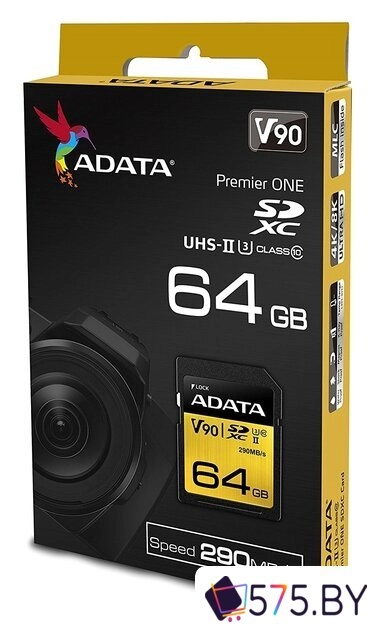 Карта памяти ADATA Premier ONE ASDX64GUII3CL10-C SDXC 64GB в магазине 575.by