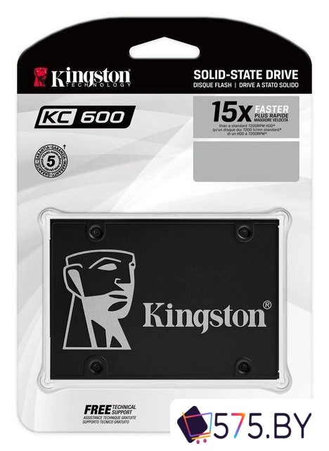 SSD Kingston KC600 2TB SKC600/2048G в магазине 575.by