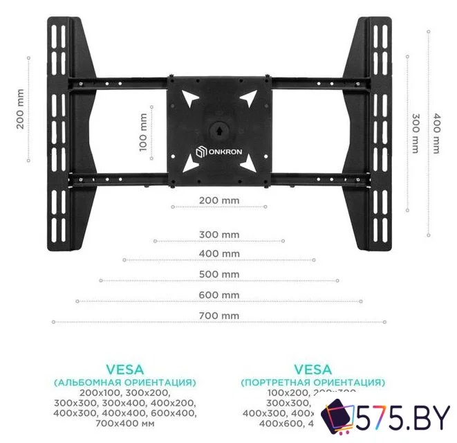 Кронштейн для информационной панели Onkron CPRO2L-4 (черный) в магазине 575.by