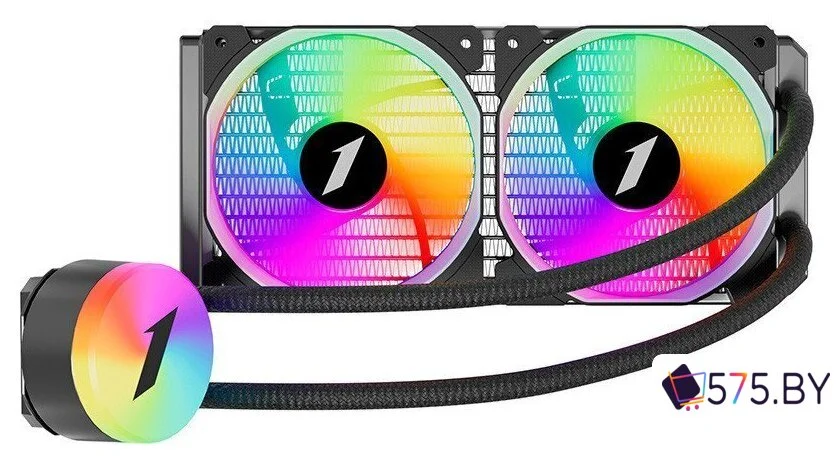 Система жидкостного охлаждения для процессора 1stPlayer TS2 240 (черный) в магазине 575.by