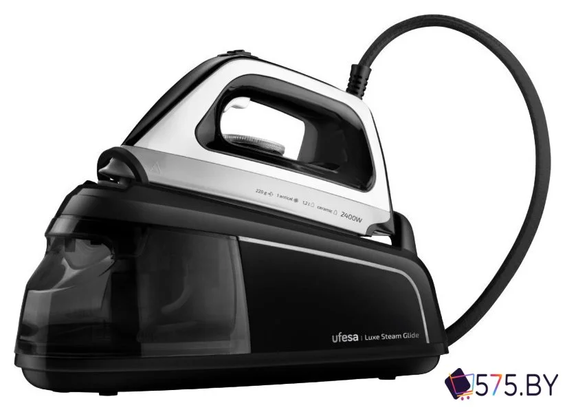 Утюг Ufesa Luxe Steam Glide (черный/белый) в магазине 575.by