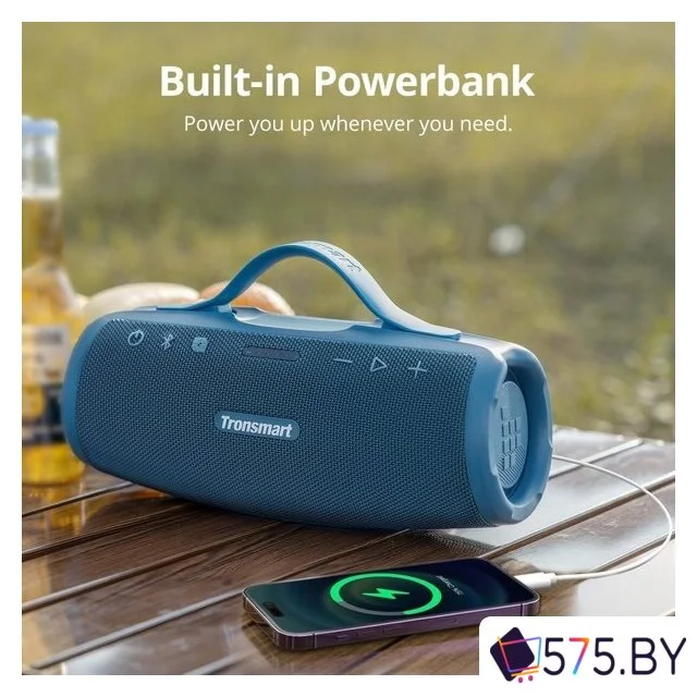 Беспроводная колонка Tronsmart Mirtune S100 (синий) в магазине 575.by