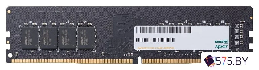 Оперативная память Apacer AU08GGB32CSYBGH 8ГБ DDR4 3200 МГц EL.08G21.GSH в магазине 575.by