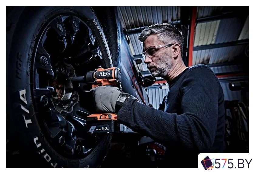 Гайковерт AEG Powertools BSS18MTF12BL-402C 4935479664 (с 2-мя АКБ, кейс) в магазине 575.by