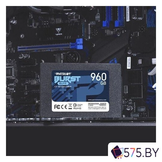 SSD Patriot Burst Elite 960GB PBE960GS25SSDR в магазине 575.by