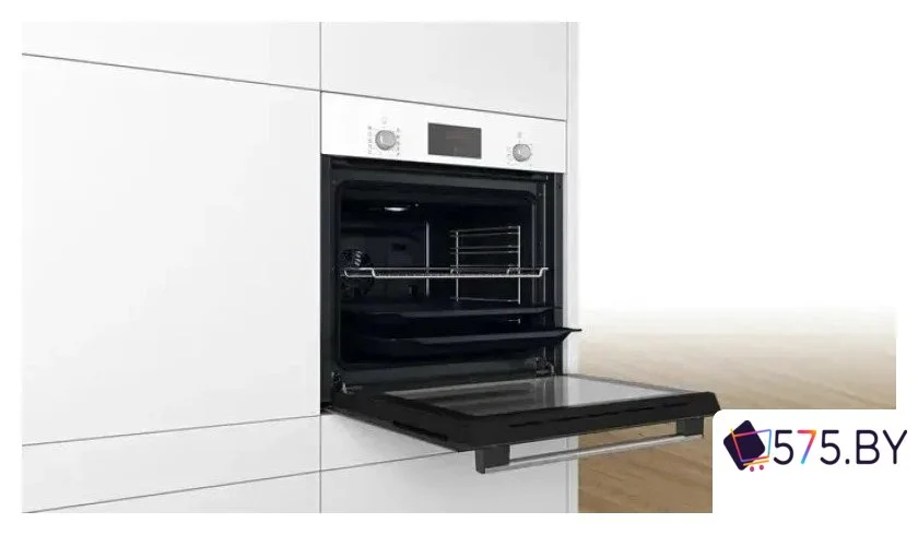 Электрический духовой шкаф Bosch Serie 2 HBF512BW1T в магазине 575.by