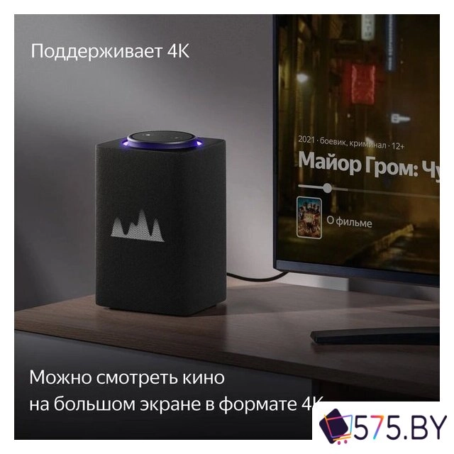 Умная колонка Яндекс Станция Макс (с хабом умного дома Zigbee, графит) в магазине 575.by