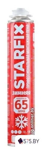 Монтажная пена Starfix Gunfoam Winter 65 SM-07837-1 850 мл в магазине 575.by