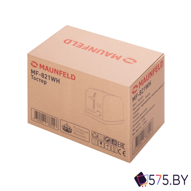 Тостер MAUNFELD MF-821WH в магазине 575.by