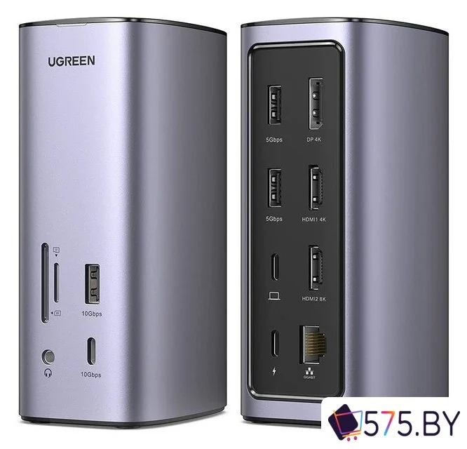 Док-станция Ugreen USB C Triple Display Docking Station 12-in-1 90325 в магазине 575.by
