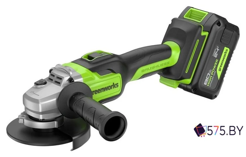 Угловая шлифмашина Greenworks GD24AG 3200207CUH (с 1-м АКБ) в магазине 575.by