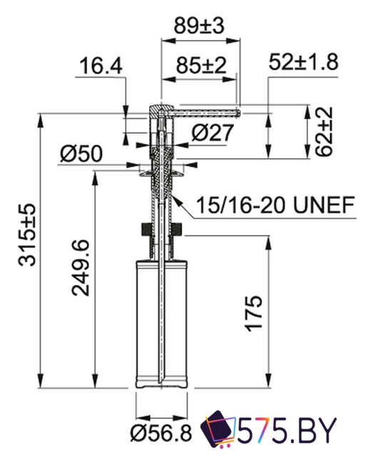 Дозатор для моющего средства Franke Comfort 119.0584.065 (хром) в магазине 575.by