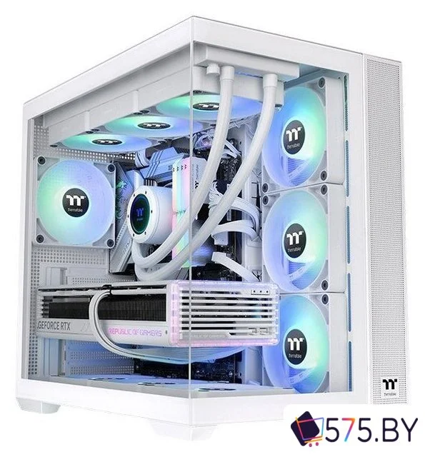 Корпус Thermaltake View 380 TG ARGB Snow CA-1Z2-00M6WN-00 в магазине 575.by