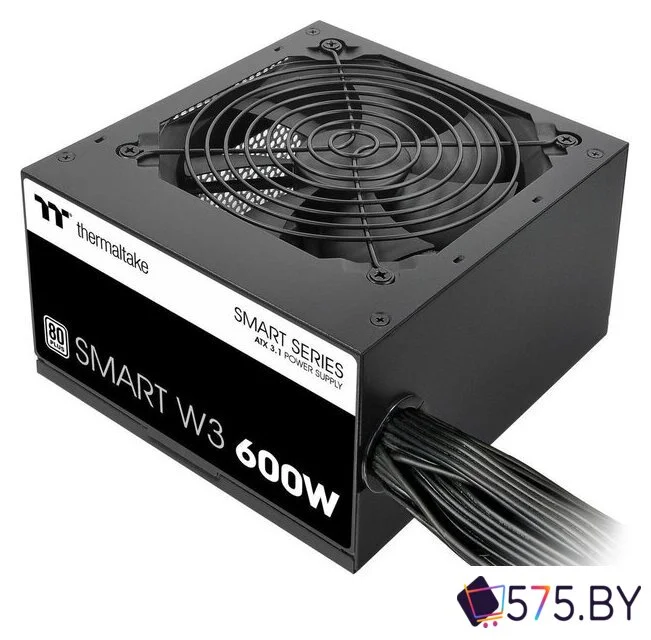 Блок питания Thermaltake Smart W3 600W PS-SPW-0600NNFAWE-1 в магазине 575.by