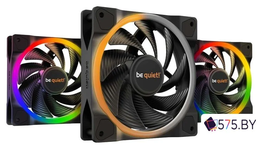 Комплект вентиляторов для корпуса с контроллером be quiet! Light Wings 120mm PWM High-Speed Triple-Pack BL077 в магазине 575.by