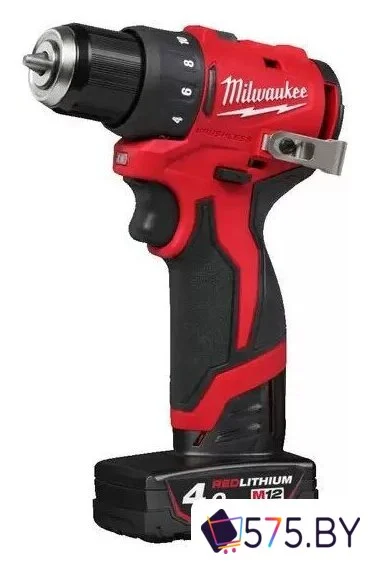Дрель-шуруповерт Milwaukee M12 BLDDRC-402C 4933499688 (с 2-мя АКБ, кейс) в магазине 575.by