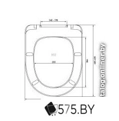 Сиденье для унитаза Berges Wasserhaus Hit A 010401 в магазине 575.by