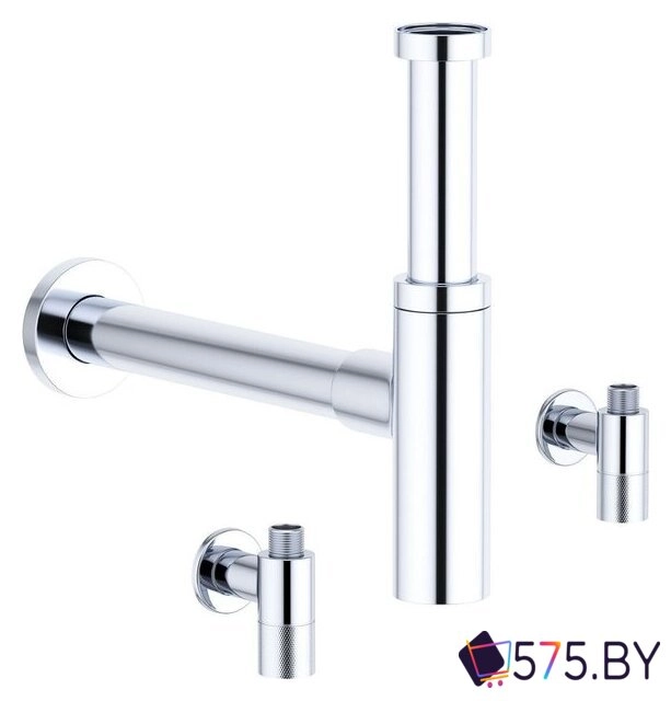 Вентиль Wellsee Drainage System 182146001, угловой (2 шт, хром) в магазине 575.by