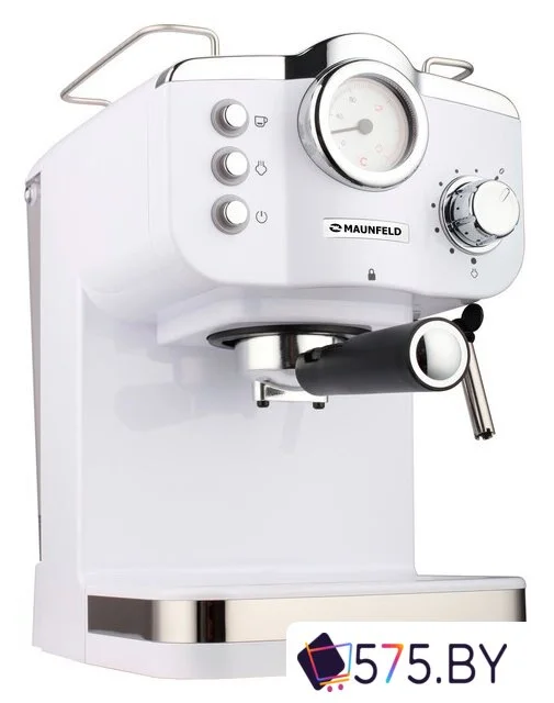 Рожковая кофеварка MAUNFELD MF-735WH Pro в магазине 575.by