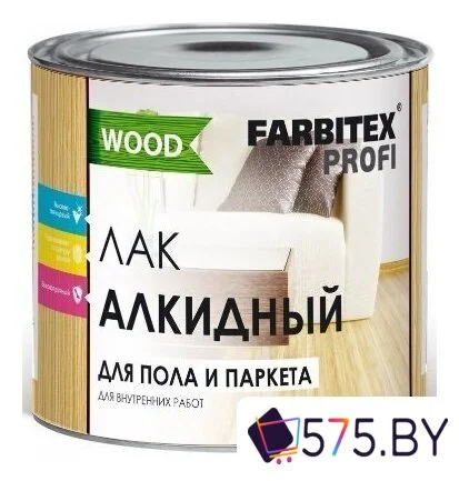 Лак Farbitex Profi Wood для пола и паркета алкидный 1.9 л в магазине 575.by