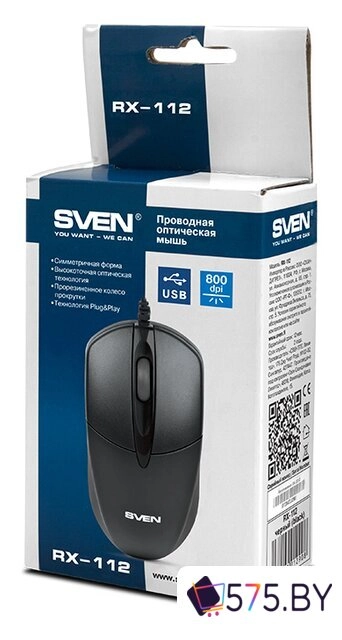 Мышь SVEN RX-112 USB в магазине 575.by