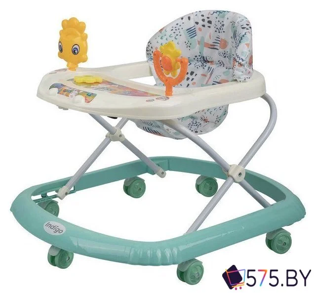 Ходунки Indigo Солнышко (бирюзовый) в магазине 575.by