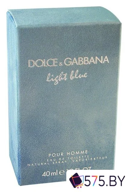 Туалетная вода Dolce&Gabbana Light Blue pour Homme EdT (40 мл) в магазине 575.by