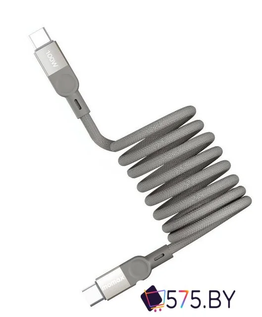 Кабель Momax DC36L USB 3.2 Gen2 Type-C - USB 3.2 Gen2 Type-C (2 м, серый) в магазине 575.by