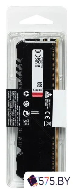Оперативная память Kingston FURY Beast RGB 8ГБ DDR4 3200 МГц KF432C16BB2A/8 в магазине 575.by