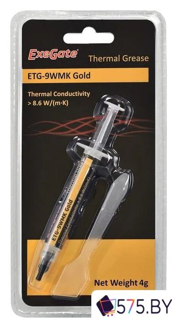 Термопаста ExeGate ETG-9WMK Gold EX282343RUS (4 г.) в магазине 575.by