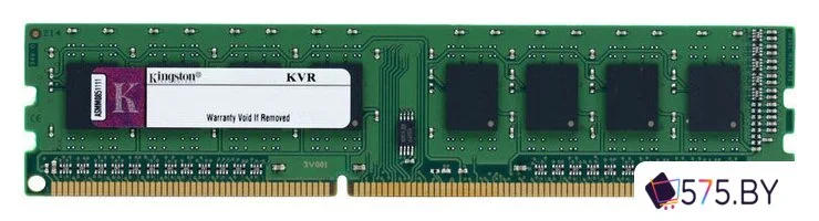 Оперативная память Kingston ValueRAM 8GB DDR3 PC3-12800 KVR16N11H/8WP в магазине 575.by