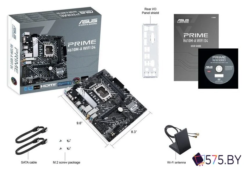 Материнская плата ASUS Prime H610M-A WiFi D4 в магазине 575.by