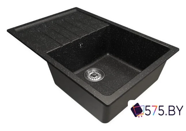 Кухонная мойка Mixline ML-GM19 551982 (черный) в магазине 575.by