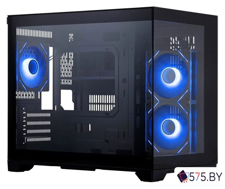 Корпус 1stPlayer MV6-TRANSPARENT ARGB (черный) в магазине 575.by